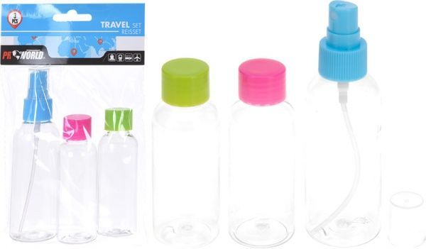 Набір ємностей для подорожі 3 штуки