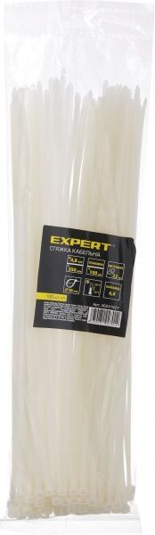 Стяжка кабельная Expert 4.8х350 мм 100шт.CN30231642 белый 