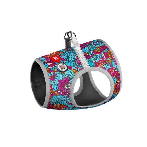 Шлея WAUDOG с рисунком Лето размер S1