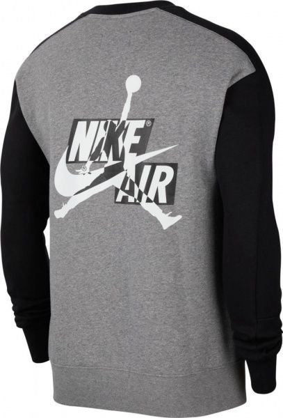 Джемпер Nike M J JMC FLC CREW CK6763-091 р. M сірий