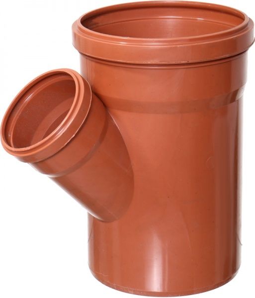 Трійник ПВХ d200x110x45° Інсталпласт