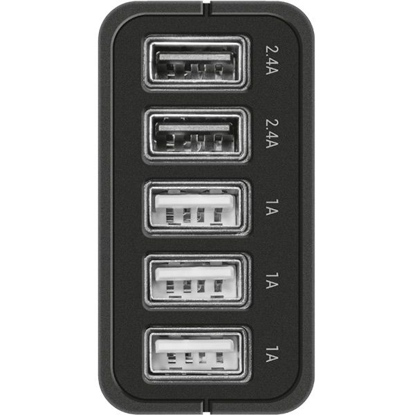 Зарядное устройство Trust Urban 5xUSB Port 40W Fast Charger 21820