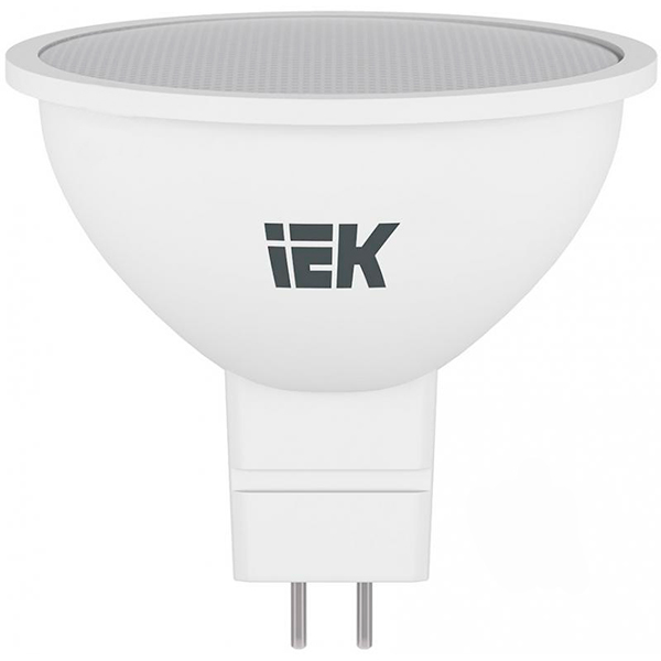 Лампа светодиодная IEK ECO 7 Вт MR16 матовая GU5.3 220 В 4000 К