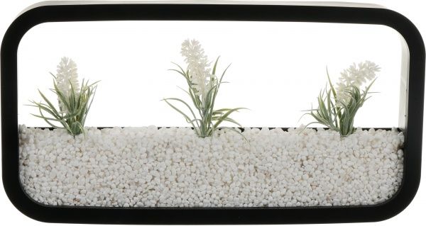 Декор настінний Nature прямокутний 38x20,5 см чорний 