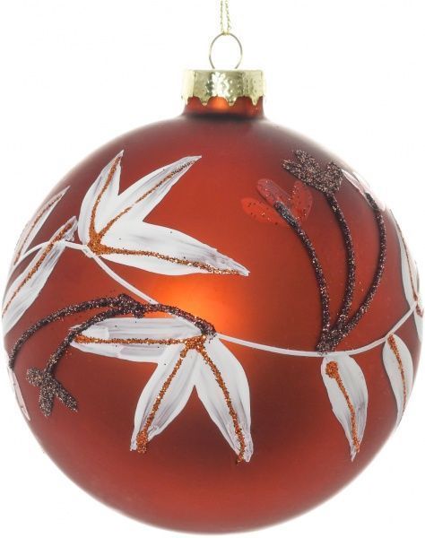 Шар стеклянный d80 GG3239D оранжевый