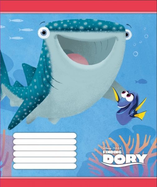 Тетрадь школьная В поисках Дори 18 листов в клетку Мицар+