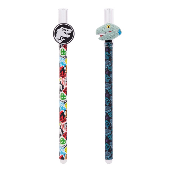 Ручка гелева YES пиши-стирай Jurassic World 0,5 мм синя 412086 