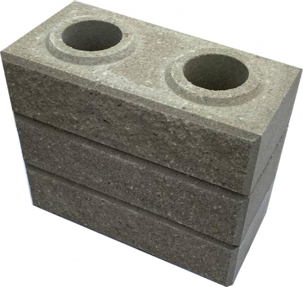 Кирпич гиперпрессованный LEGO-FASAD колотый серый