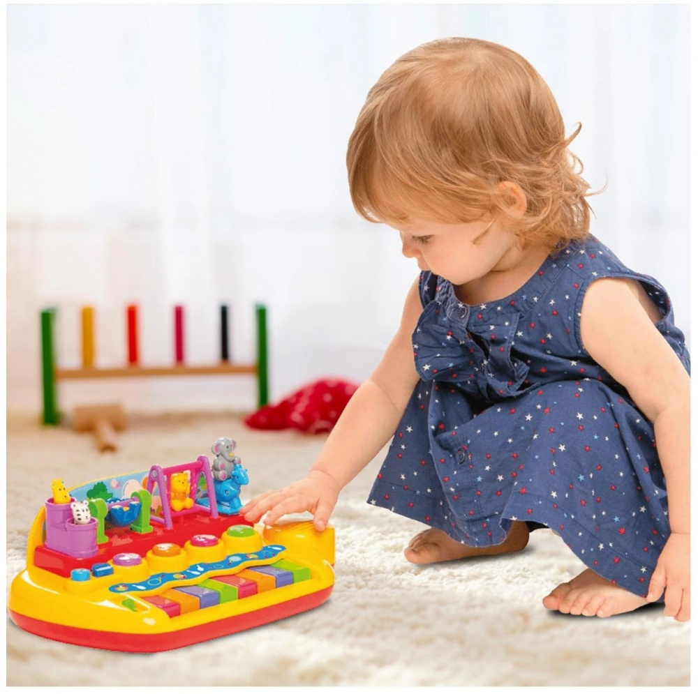 Піаніно Kiddi Smart Звірята на гойдалці 063412