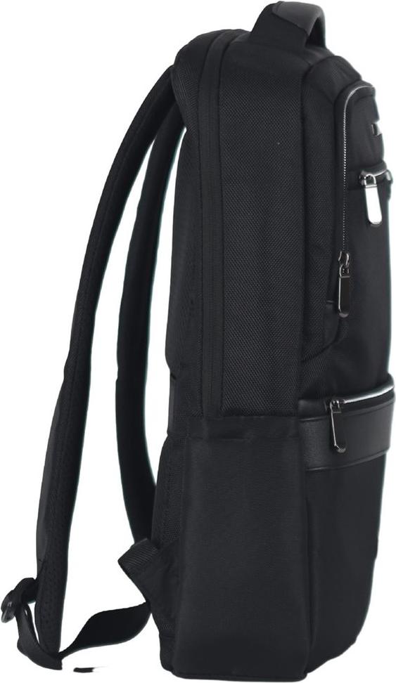 Рюкзак черний, полиэстэр 45x31x13см