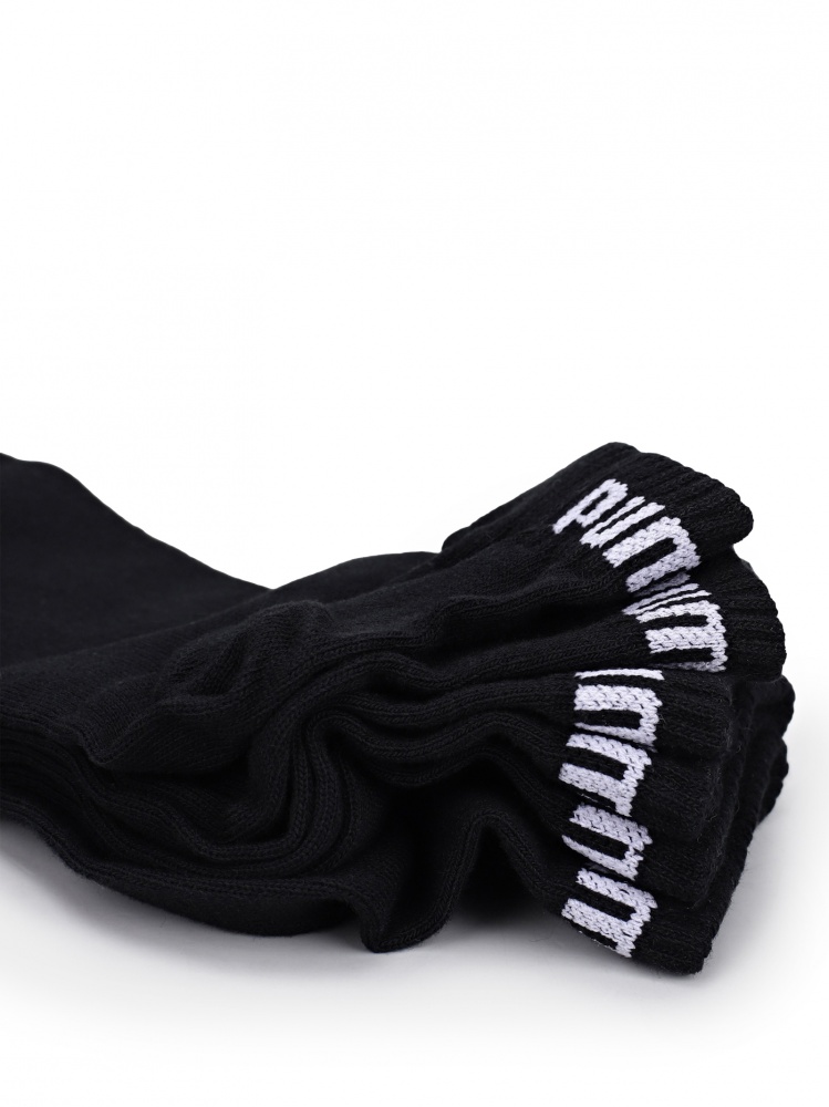 Шкарпетки Puma PUMA UNISEX QUARTER PLAIN 3P 93858906 р.39-42 чорний