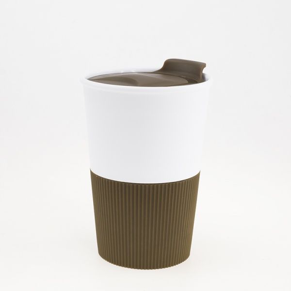 Термочашка Bergamo Gracia 0,35 л пластиковая коричневая