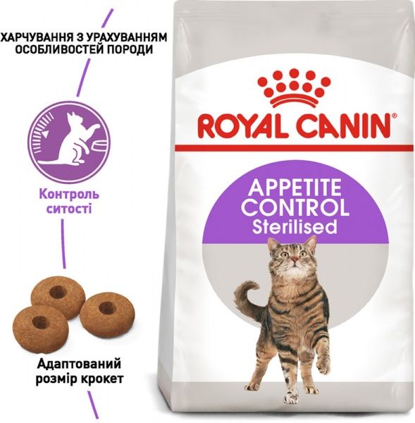 Корм Royal Canin Sterilised Appetite Control 2 кг