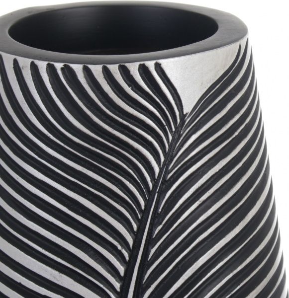 Ваза Дарк 17.5х17.5х20.5 см сіра