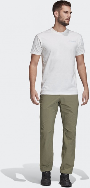 Брюки Adidas LiteFlex Pants FJ9359 р. 52 зеленый