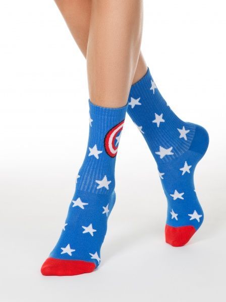 Носки женские Conte CE Marvel 19С-116СПМ 177 р. 23-25 синий 1 пар 