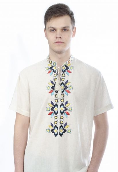 Вышиванка Эдельвика 570-20/08 льняной р. XL 