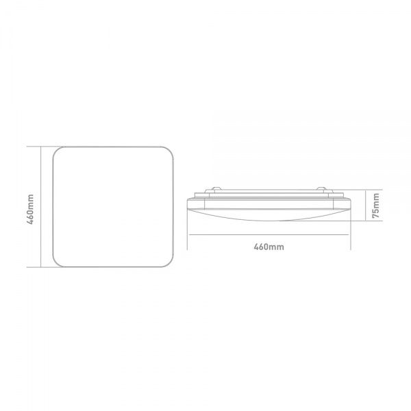 Світильник світлодіодний Global Functional Light 72 Вт білий 3000-6500 К 1-GFN-72TW-02-S 