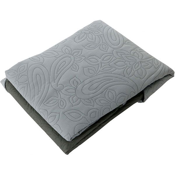 Покривало Underprice двостороннє світло-сірий/сірий 140x220 см