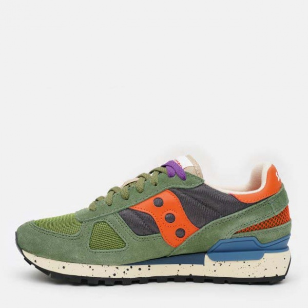 Кроссовки Saucony SHADOW ORIGINAL 2108-793s р.US 10,5 зеленый с оранжевым