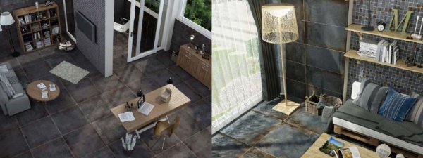 Плитка TABRIZ TILE Jordan Grafito Lapato 79х79 