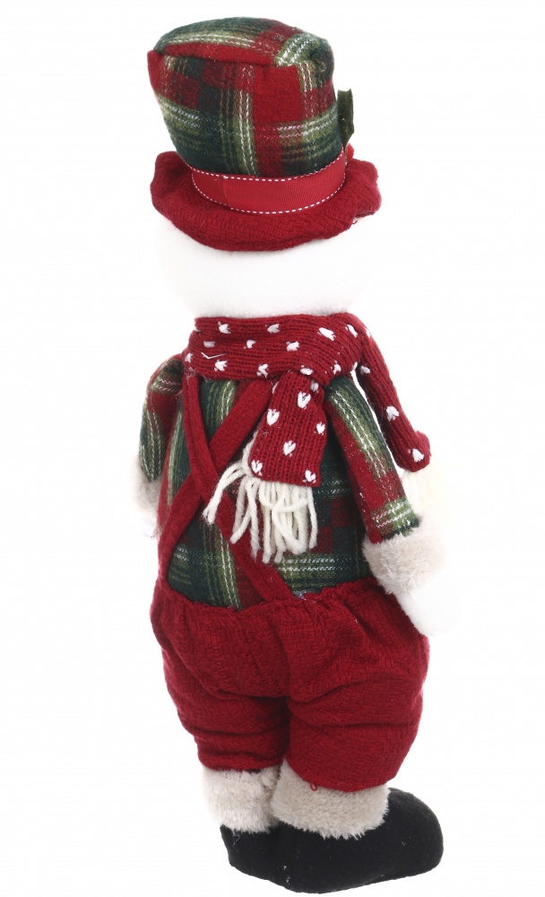 Декорація новорічна текстильна Святкові персонажі 20x64см червоно-зелений 3 асортимента AZ225070ABC