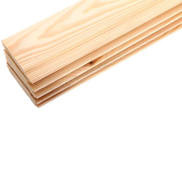 Вагонка сосновая срощенная 2 сорт 3000x85x14 мм 5 шт под покраску