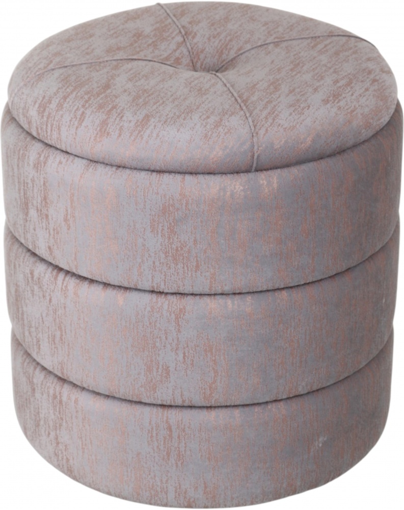 Скриня-пуф Sensio Barrel 440х440х440 мм світло-сірий (WA-028)