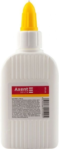 Клей ПВА канцелярский 100 мл D7122 Axent