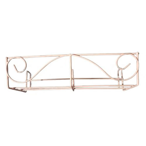 Підставка під вазон Балкон 50 прямокутний білий/зелена хвиля (11072030)