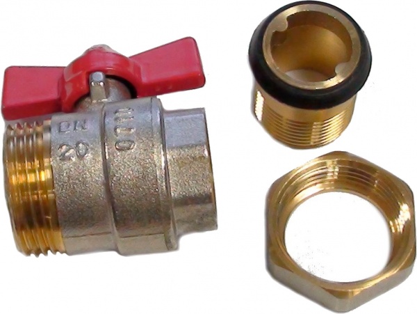 Кран шаровой Valvo DN 20 1 с американкой