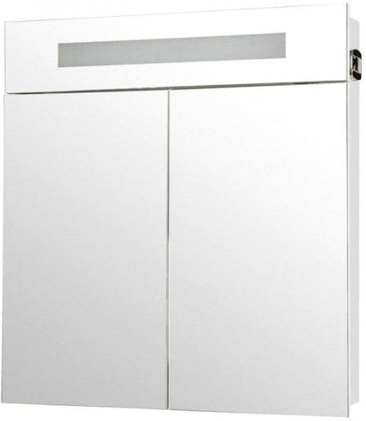 Дзеркальна шафа Aqua Rodos Ніка 75 з підсвічуванням біле АР000001134