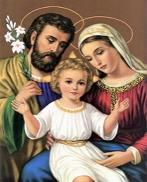 Набір для творчості Свята родина 40x50 см 188785 Діамантові ручки 