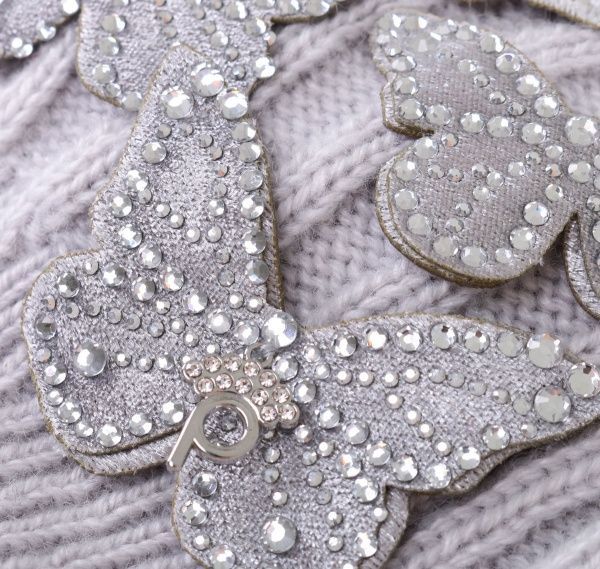 Шапка для девочек Pompona р.50-52 светло-серый 20 Z P 72 ПЕ 