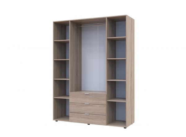 Шафа гардеробна Doros Гелар (4 дв. + 3 шух.) дуб сонома 