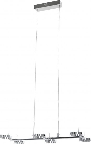 Люстра подвесная Интеркласс НСБ 04-6хХХ-310 6x4,5 Вт хром MD8065-6 