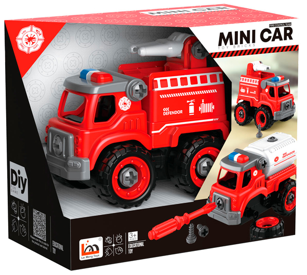 Конструктор DIY Spatial Creativity Пожарный спецтранспорт 6548098