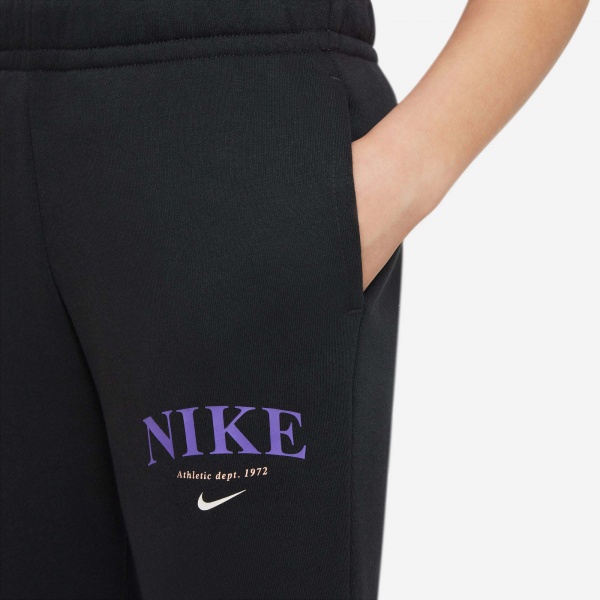 Брюки Nike TREND FLC PANT DV2564-045 р. M черный