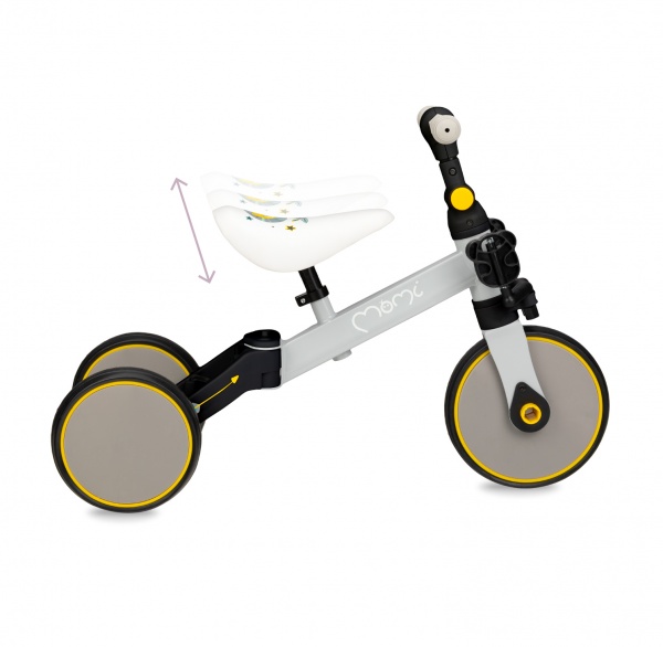 Беговел-велосипед MoMi LORIS 4в1 yellow ROBI00040