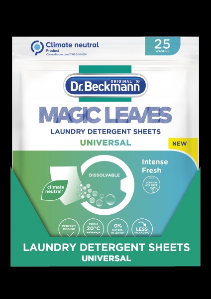 Салфетки для машинной стирки Dr. Beckmann Magic Leaves для стирки универсальные 25 шт. 