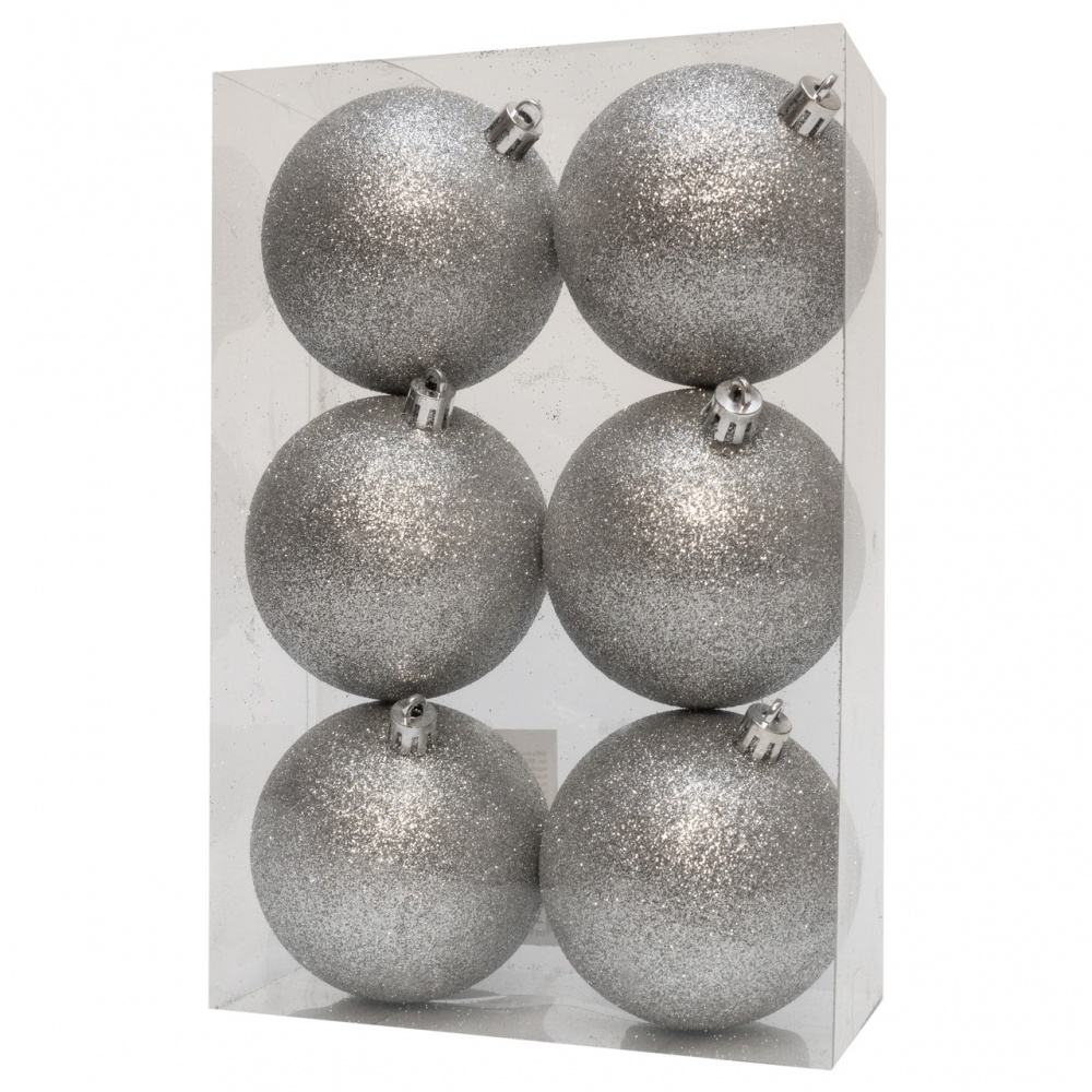 Набор елочных шаров 892319 d 80 мм 6 шт./уп.