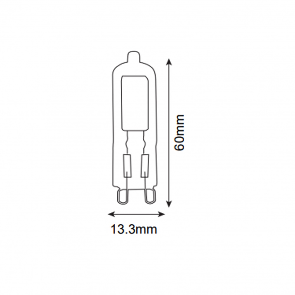 Лампа светодиодная HOROZ ELECTRIC EXA-6 6 Вт прозрачная G9 220 В 6400 К 001-047-0006-010