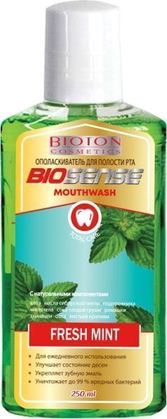 Ополаскиватель для полости рта Bioton Fresh Mint 250 мл