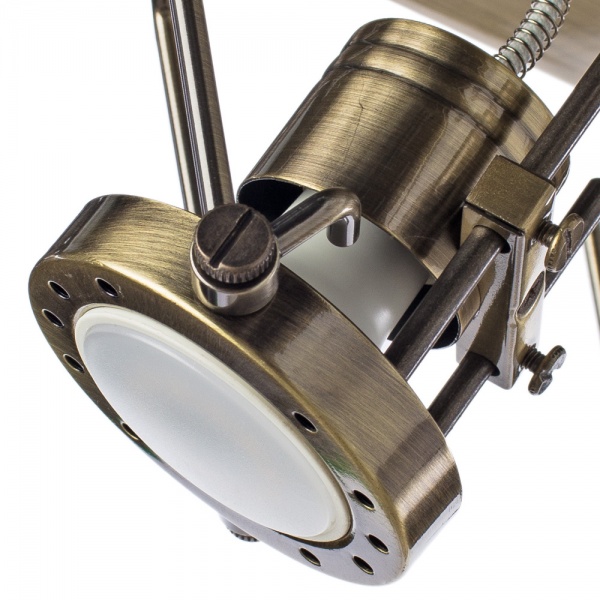 Спот Arte Lamp A4300PL-4AB Costruttore 4x50 Вт GU10 антична бронза 
