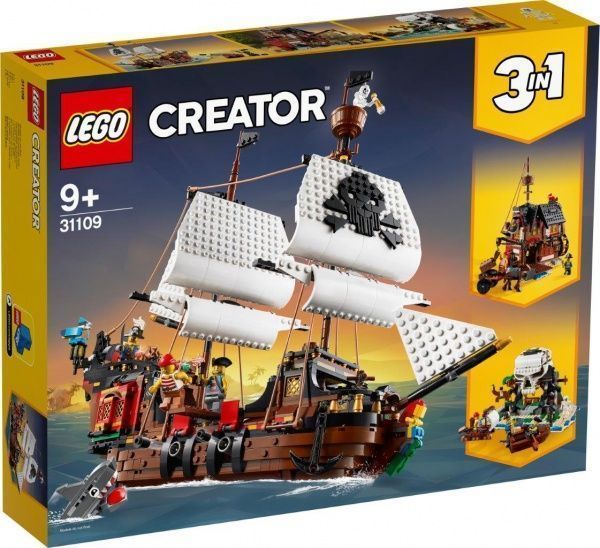 Конструктор LEGO Creator Піратський корабель 31109