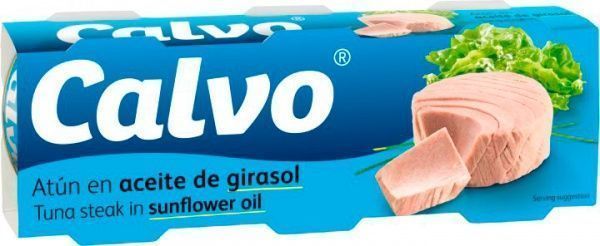 Тунець TM Calvo в соняшниковій олії 3х80 гр