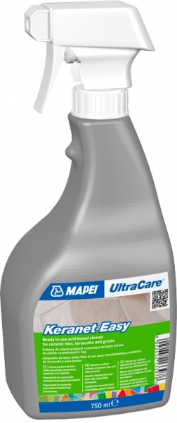 Кислотное средство MAPEI ULTRACARE KERANET EASY для очистки цементных загрязнений 0,75 Л