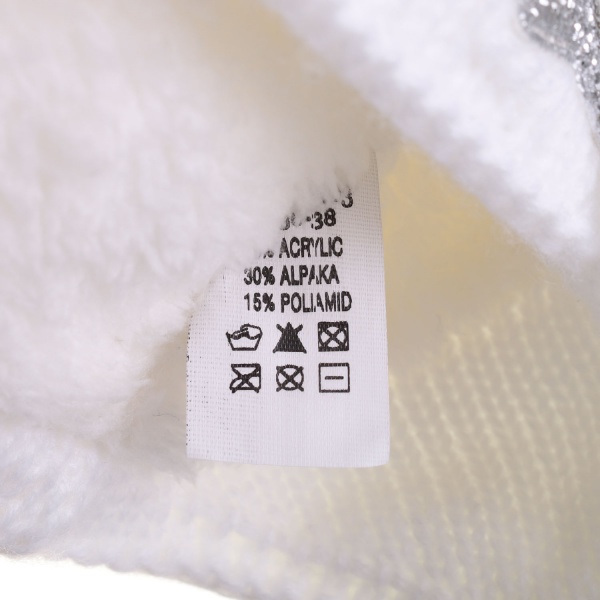 Шапочка детская для девочки Kraft р.36-38 белый 2733 