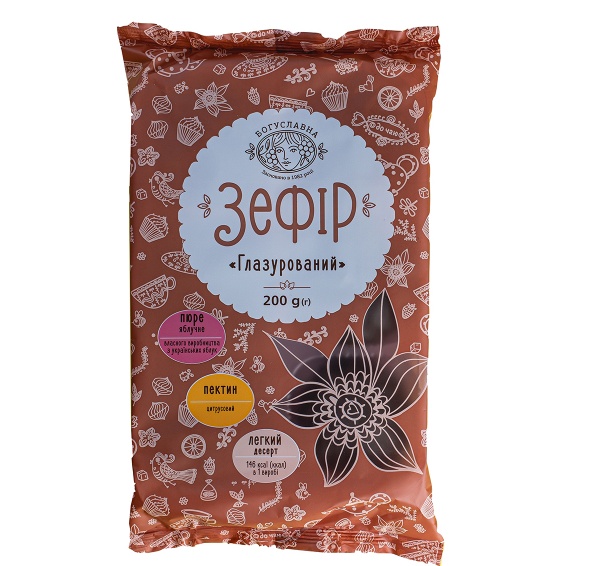 Зефир БОГУСЛАВНА глазированный 200 г