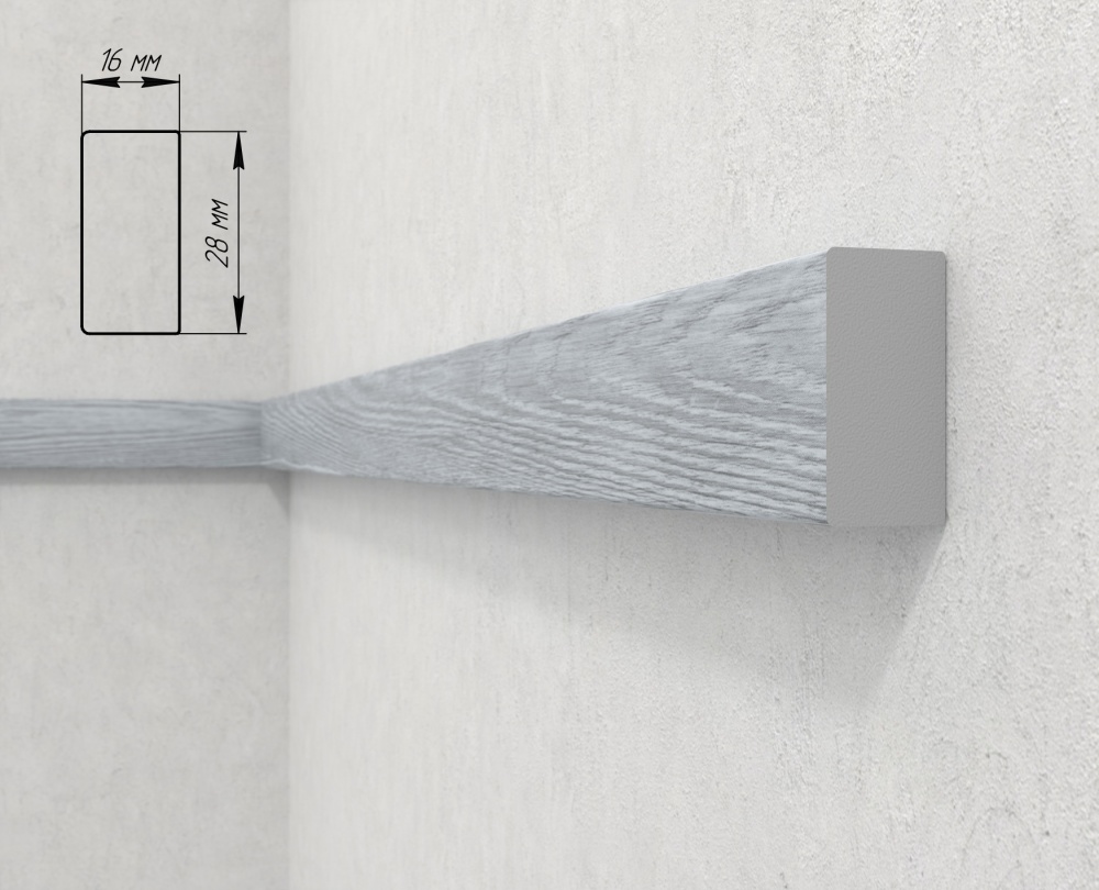 Молдинг 174-184 2800x16x28мм